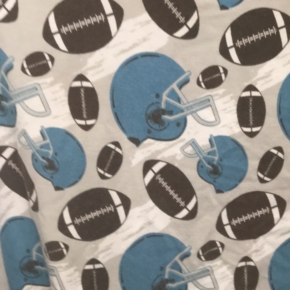 Sweet Bamboo Football Pajamas Size 10 Years - Picture 2 of 10